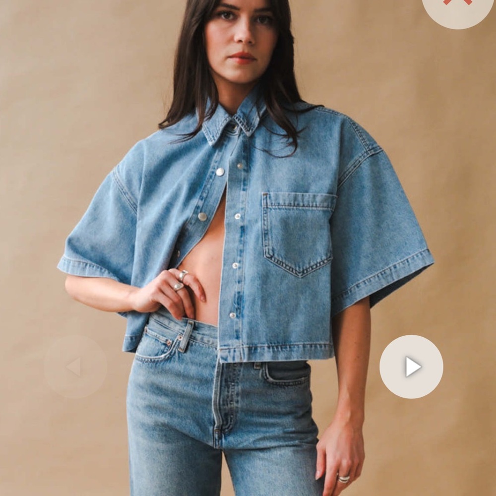 AGOLDE Rona box shirt